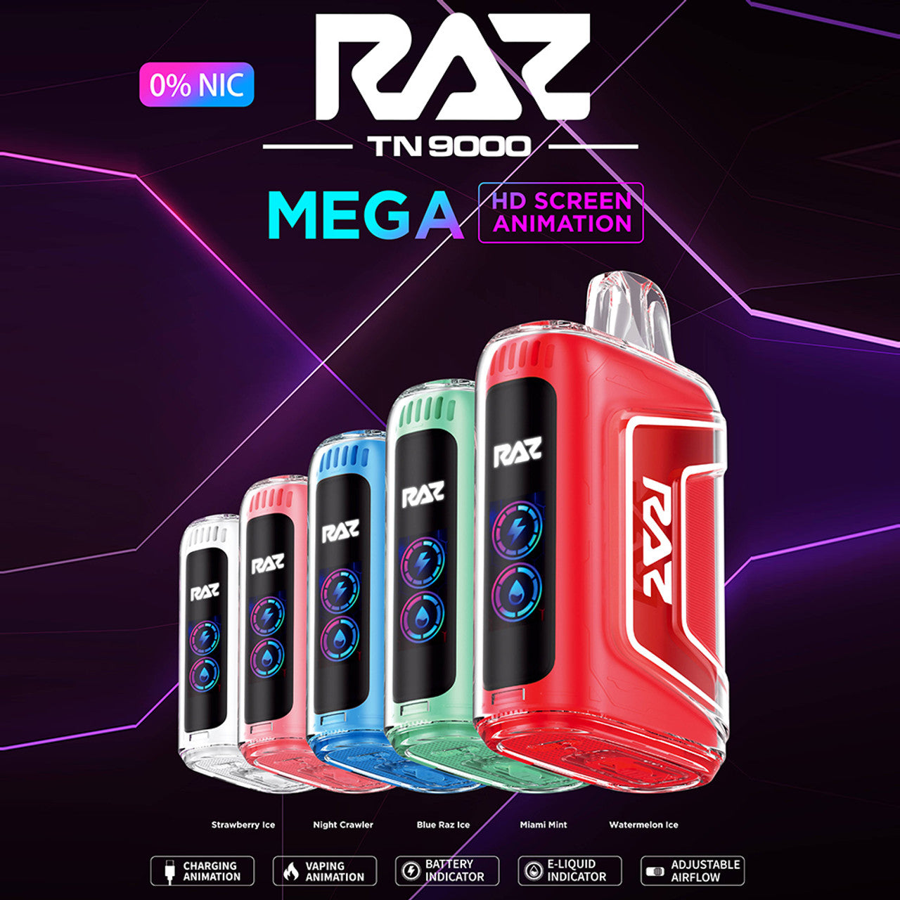 Unleash the Flavor: Why Raz TN9000 Nicotine Free Vapes are the Best Choice for 2024