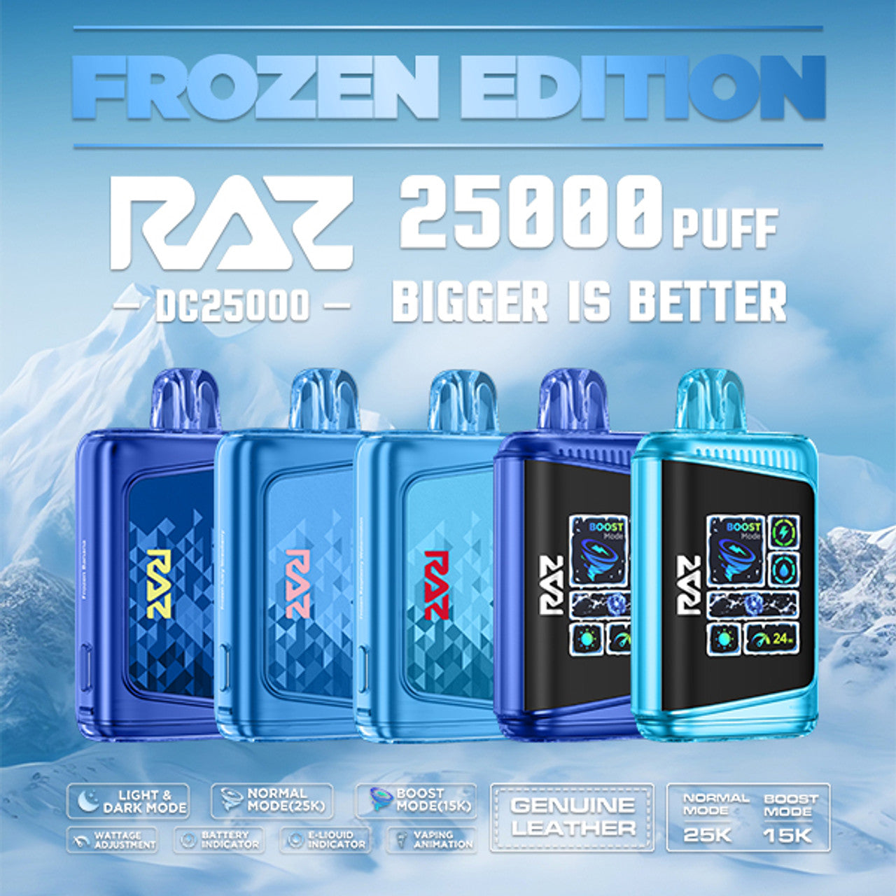 Frozen Face-Off: Raz vape DC25000 vs. Geek Bar Pulse Frozen Edition – Which Vape Will Cool Your Summer