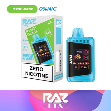 Razzle Dazzle Flavor Raz LTX 25000 (DC25000) 0% Nicotine Free Disposable Vape