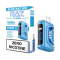 RAZ Blue raz ice Zero Nicotine Vape, a refreshing and cool vaping product