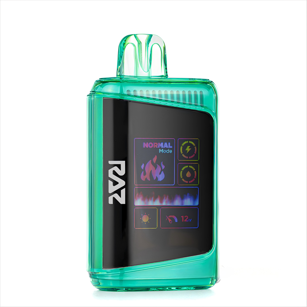 Jewel Spearmint Flavor RAZ Vape DC25000 West Coast Exclusive Flavor, a refreshing and minty e-cigarette option perfect for vaping enthusiasts